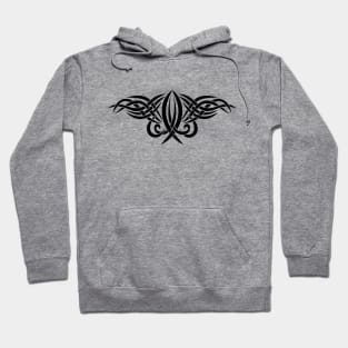 Fish is a sign of Jesus and the first Christians. Tattoo style. Hoodie